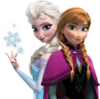 Frozen Anna and Elsa Logo